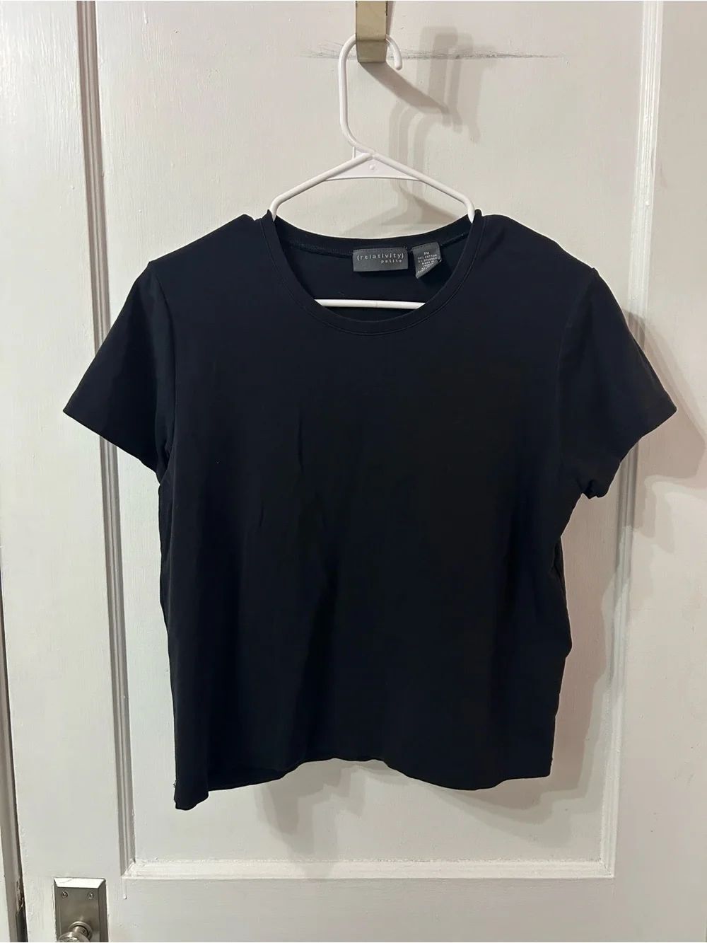 Relativity Black Short-Sleeve Crewneck Tee